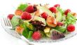 Framboise et de pétoncles Salade