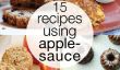 15 délicieuses recettes Utilisation de compote de pommes