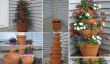 Comment faire un pot en terre cuite Tower Flower