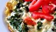 Kale et le parmesan Frittata aux tomates