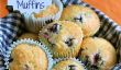 Faire fondre-dans-votre-bouche Muffins Blueberry compote de pommes