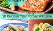 Famille Cuisine Favoris: 20 façons de servir du poisson à votre famille