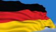 Le drapeau allemand accroché la tête en bas - ce qui vous évite les faux pas