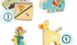7 Toys New apprentissage de la collection de jouets en bois Skip Hop Girafe Safari