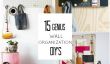 15 Genius Organisation mur de bricolage