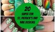 20 Jour ongles Conceptions de Super Fun Saint-Patrick