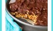 Pas-Bake carrés aux Rice: Beurre d'amande chocolat