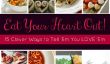 Afficher 'Em You Love' Em!  15 Treats Clever forme de coeur déjà dans votre garde-manger