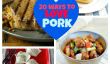Famille Cuisine Favoris: Nos 20 meilleures recettes pour porc