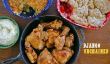 Un repas inspiré par Django Unchained.  Fried Chicken, Mac et fromage, et Cerise carmin