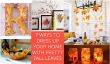 7 façons de décorer votre maison avec Feuilles d'automne Jolies