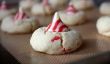 Homemade Cadeaux de vacances de Noël de l'alimentation: Peppermint cookies Kiss