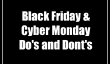 Low-Tech Black Friday et le Cyber ​​Monday faire et à ne pas faire