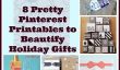 Pin Maintenant, Imprimer plus tard!  8 Jolie Pinterest imprimables pour embellir Cadeaux