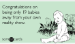 12 sarcastique et drôle E-Cards For Friends Baby Shower