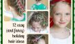 12 Easy (et de fantaisie) Idées vacances Cheveux pour les petites filles