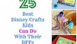 BFFs: 25 Kid-Friendly Disney Artisanat pour meilleurs amis!