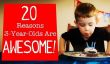 20 raisons que le 3-Year-Olds sont géniaux!