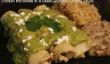 Enchiladas au poulet dans une sauce verte avocat à la coriandre