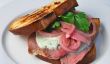 Rôti d'agneau Sandwich avec yogourt sauce à la menthe: Meilleur Sandwich jamais?