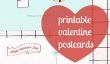 Envoyer l'Amour: Mess-gratuit bricolage Saint-Valentin Cartes Postales
