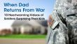 Papas de retour à partir de vidéos de guerre