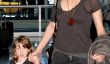 On the Fly: Milla Jovovich et Ever Dash par l'aéroport (Photos)
