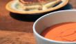 Soupe de tomates riches et crémeux San Marzano