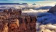 Rare Météo Phénomène Crée rivière de nuages ​​sur Grand Canyon
