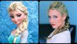 Texture français Braid Elsa de Frozen de Disney