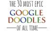 Joyeux anniversaire, Google!  Les 30 plus épique Google Doodles de tous les temps