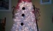 Bonhomme de neige arbre de Noël de bricolage