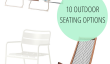 10 abordables en plein air Options de sièges