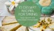 15 Recettes de desserts pour le printemps