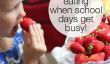 10 conseils pour manger sainement les jours d'école Busy