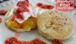 Strawberry Shortcake Biscuit barbouillé de Lemon Curd