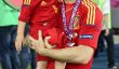 L'équipe de football espagnol célébrer leur Championnat Euro avec leurs familles (Photos)