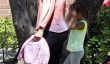 Halle Berry enceinte Picks Up Nahla De l'école (Photos)