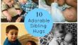 Ne pas Ecraser le bébé!  10 Adorable Sibling étreintes
