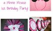 Bonté Minnie 1er Birthday Party souris!