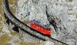 Crémaillère le plus raide du chemin de fer du monde au Mont Pilate