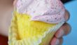 Lemonade Cupcakes avec framboise fraîche Glaçage