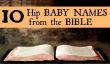 10 Hip Baby Names de la Bible