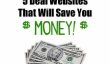 5 Sites Deal Cela vous permettra d'économiser de l'argent
