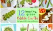 12 comestibles verts Crafts vos enfants vont adorer!  (Et vous aussi ... Ils sont tous en bonne santé!)