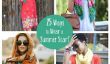 25 façons de porter un foulard d'été