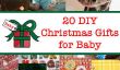 20 cadeaux de Noël de bricolage pour bébé