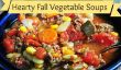 9 copieux Soupes de légumes d'automne