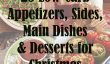 25 low-carb Entrées, Côtés, principales plats et desserts pour Noël