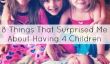 8 choses qui m'a surpris d'avoir quatre enfants